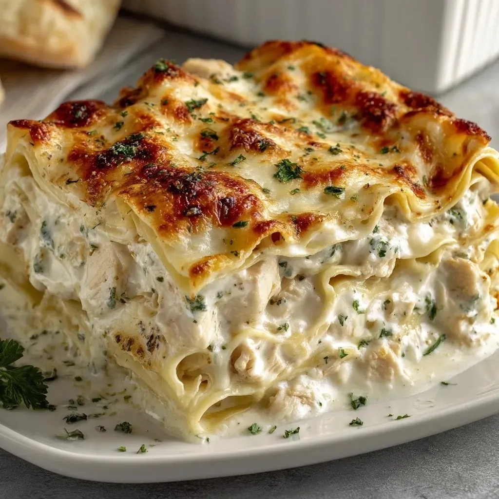 Ein Teller mit Essen, serviert mit weißem Porzellan und grünem Garnish.