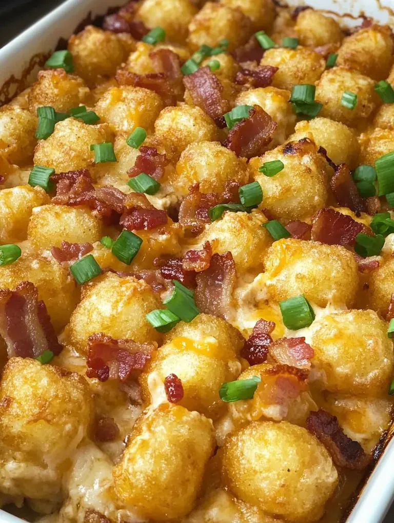 Mini-Rösti mit Bacon und geschmolzenem Käse.