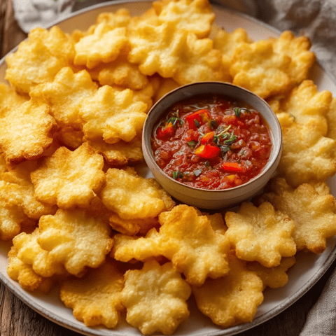 Eine Schüssel Sauce mit Löffel darin.