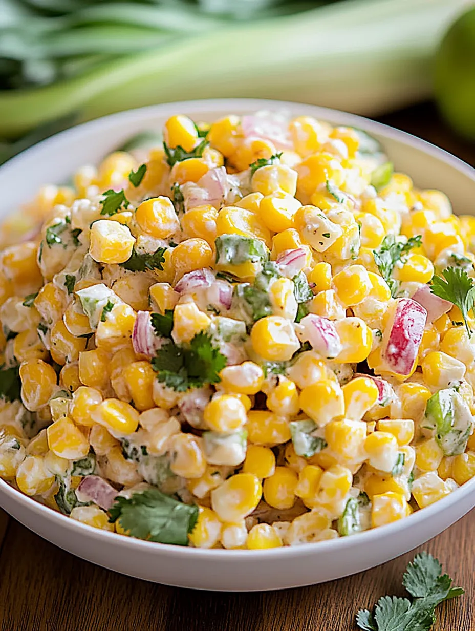 Der beste mexikanische Straßenmais-Salat