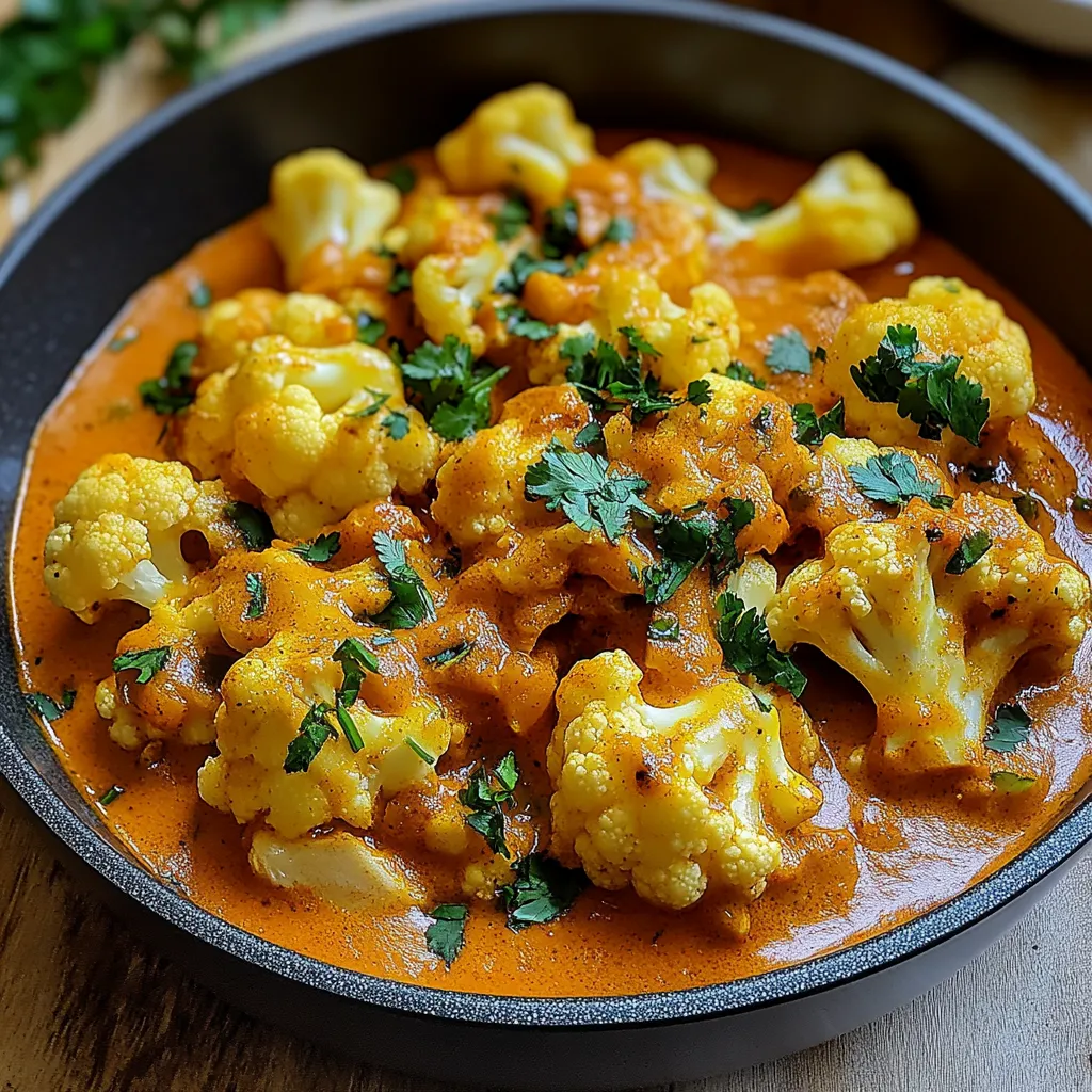 Blumenkohl Curry aus dem Backofen