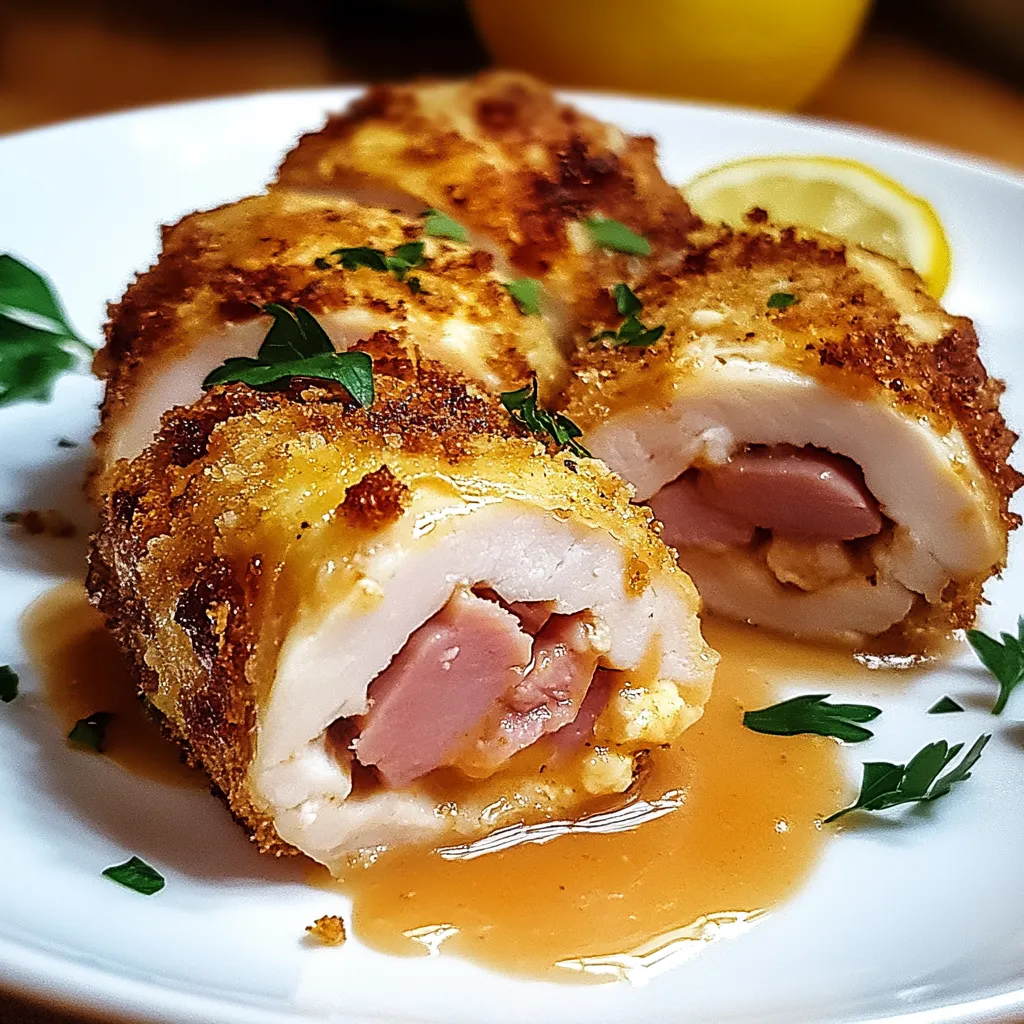 Putenröllchen nach Cordon Bleu-Art