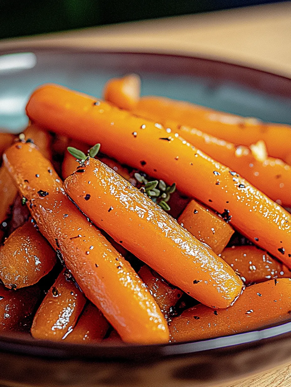 Einfaches Rezept für gebratene Karotten mit Honig-Knoblauch-Butter