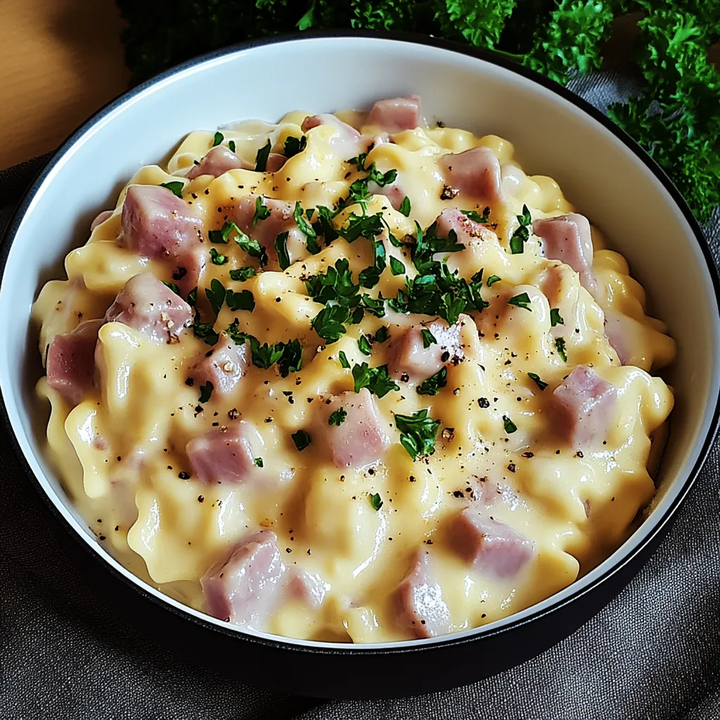 Käse-Schinken-Sahne-Spätzle