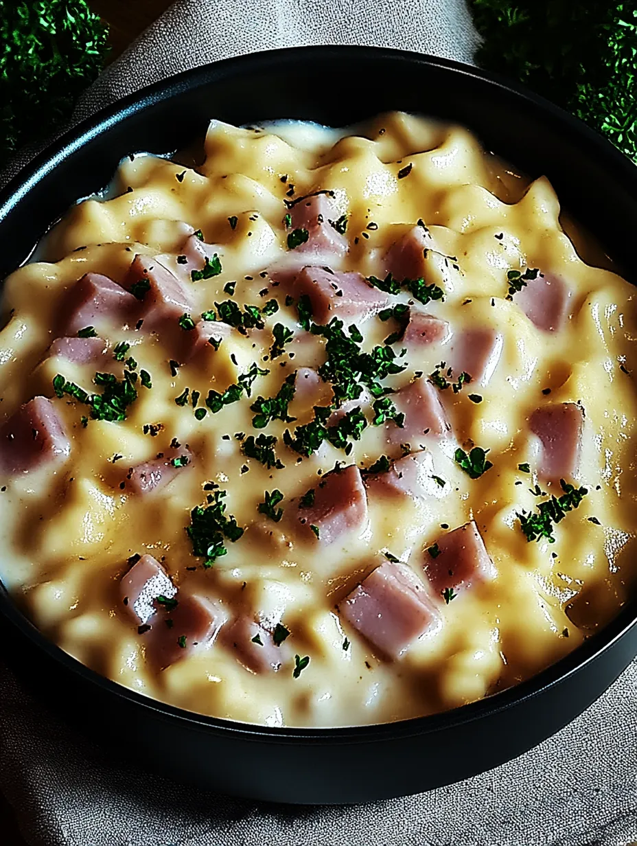 Käse-Schinken-Sahne-Spätzle-Rezept