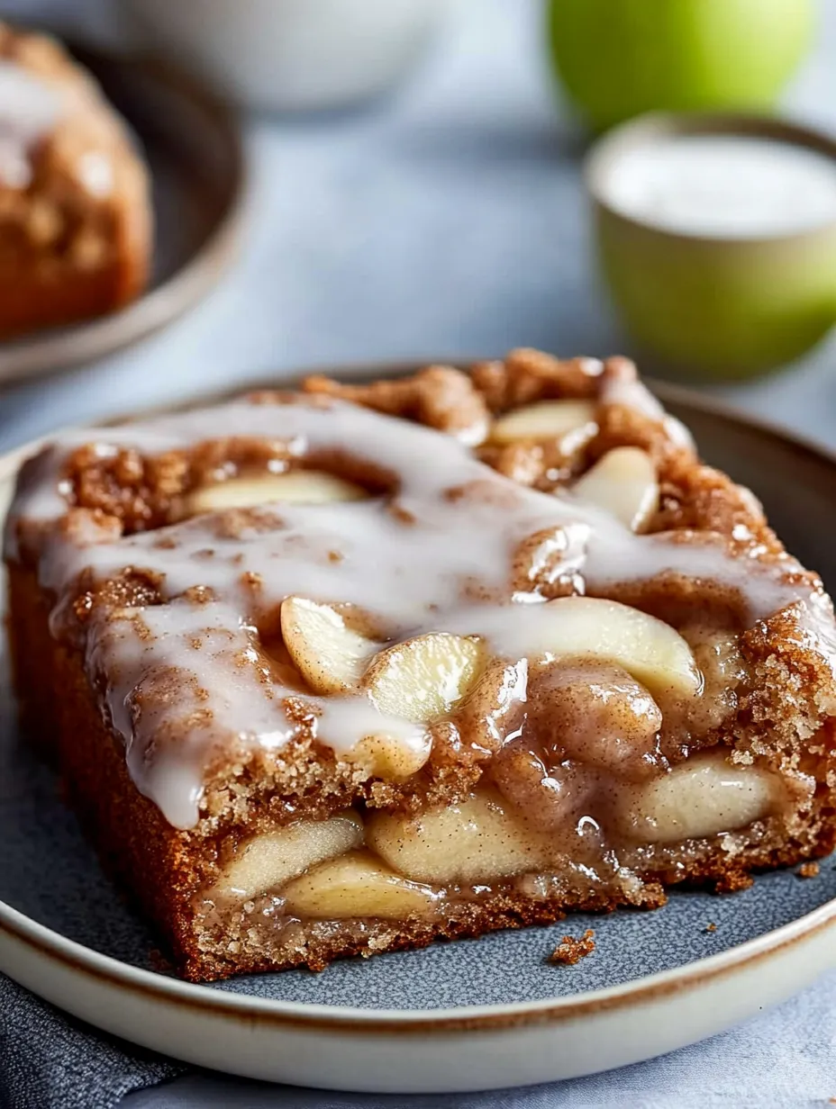 Einfacher Zimtschneckenkuchen mit Apfel