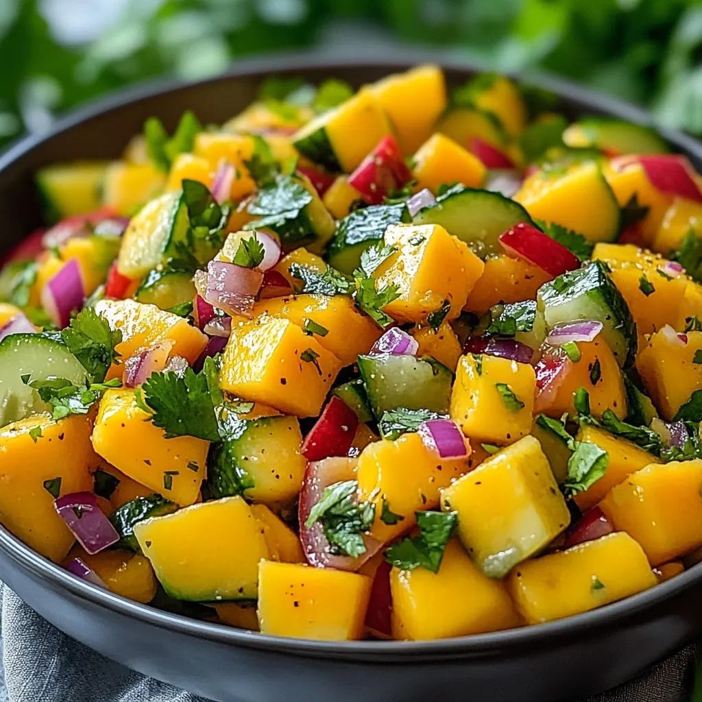Frischer Mango Salat