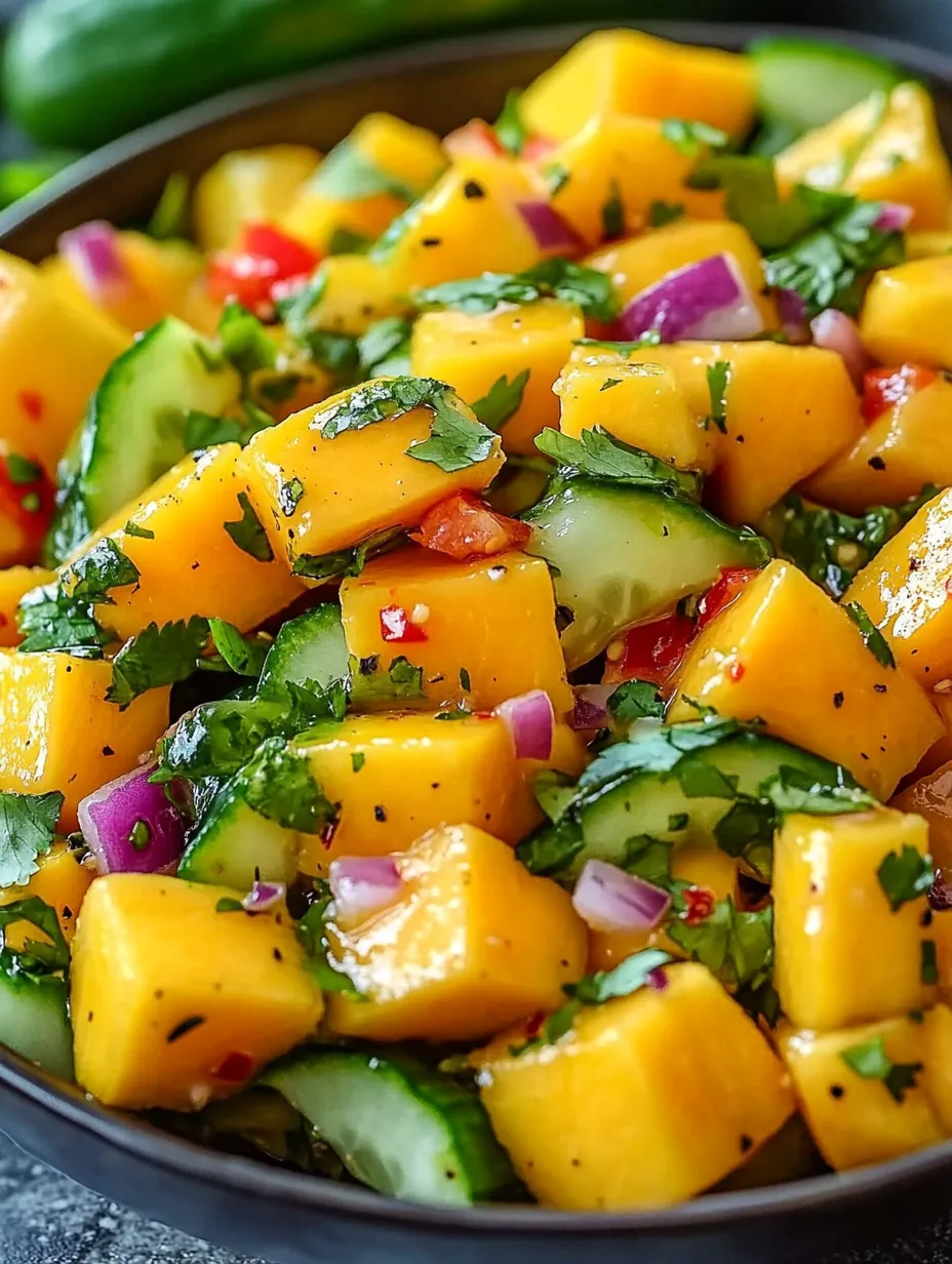 Erfrischender Mangosalat