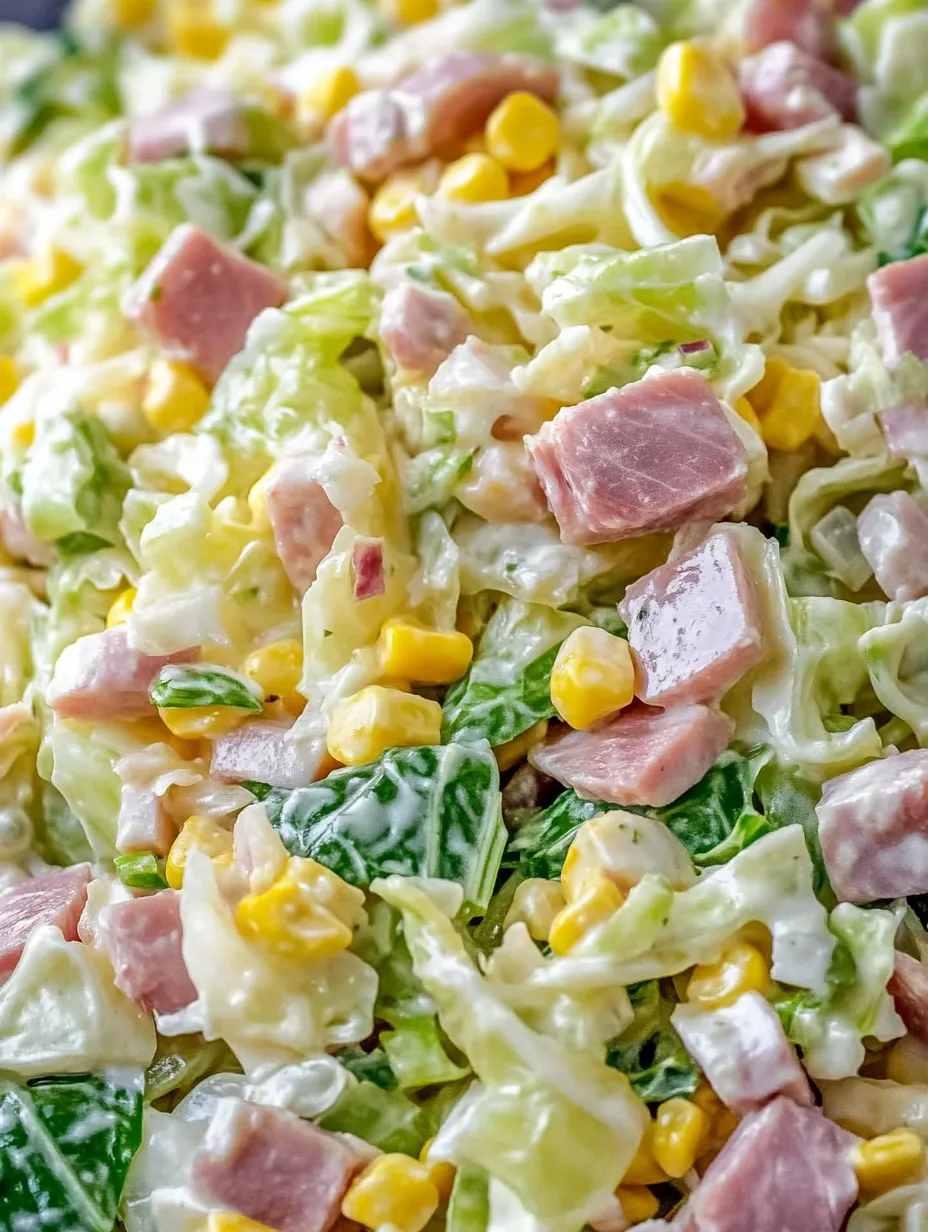 Kohl-Schinken-Salat Rezept