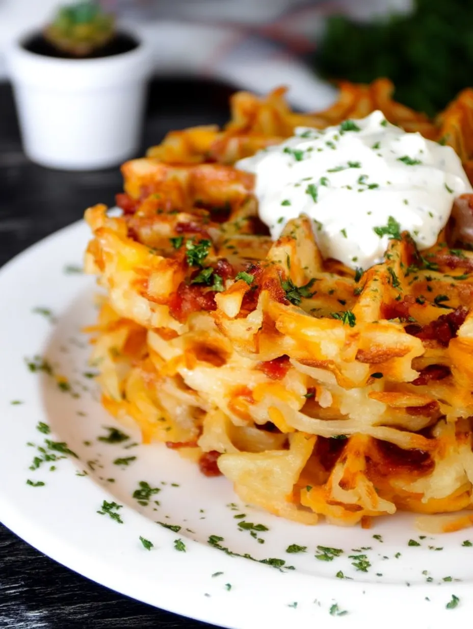 Ein Teller mit Essen und einer weißen Sauce obendrauf.