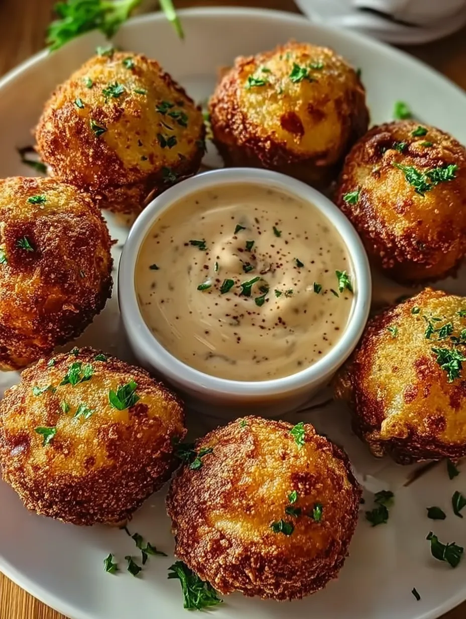 Eine Schüssel Dip-Sauce mit einem Löffel.