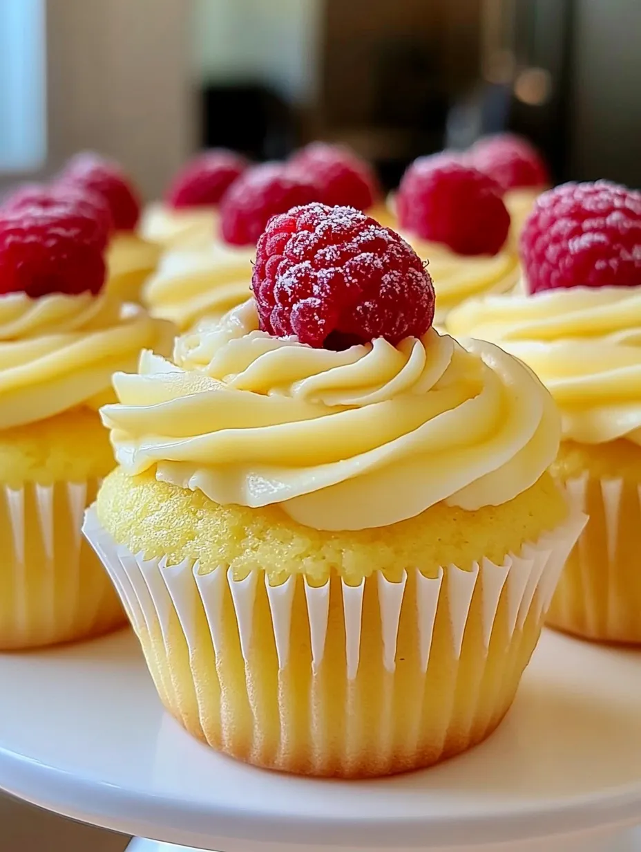 Ein Muffin mit einer Himbeere obendrauf.