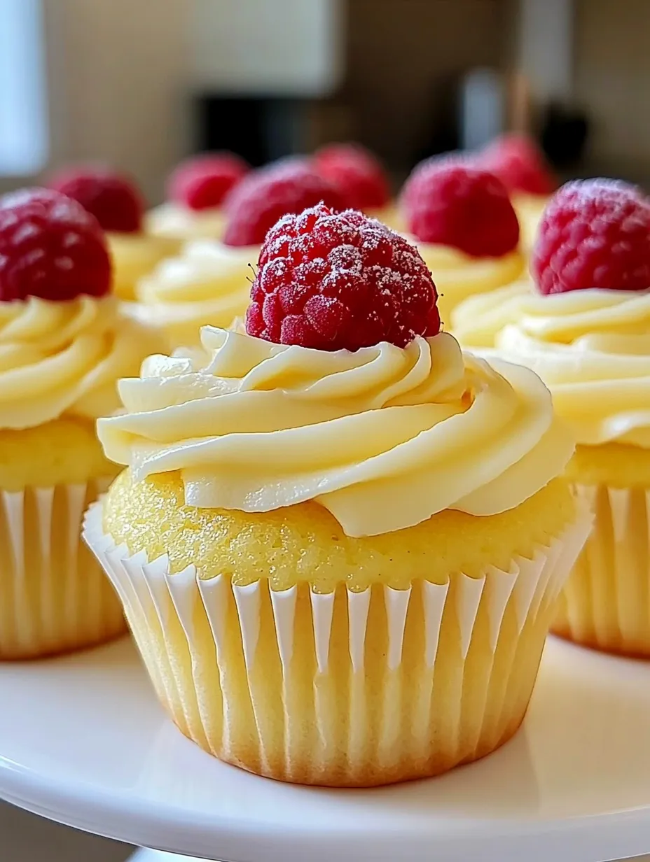 Ein Muffin mit einer Himbeere obendrauf.