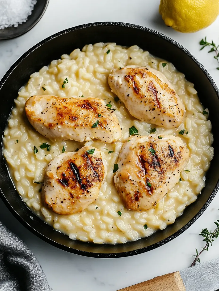 Eine Schüssel mit Hähnchen und Reis.