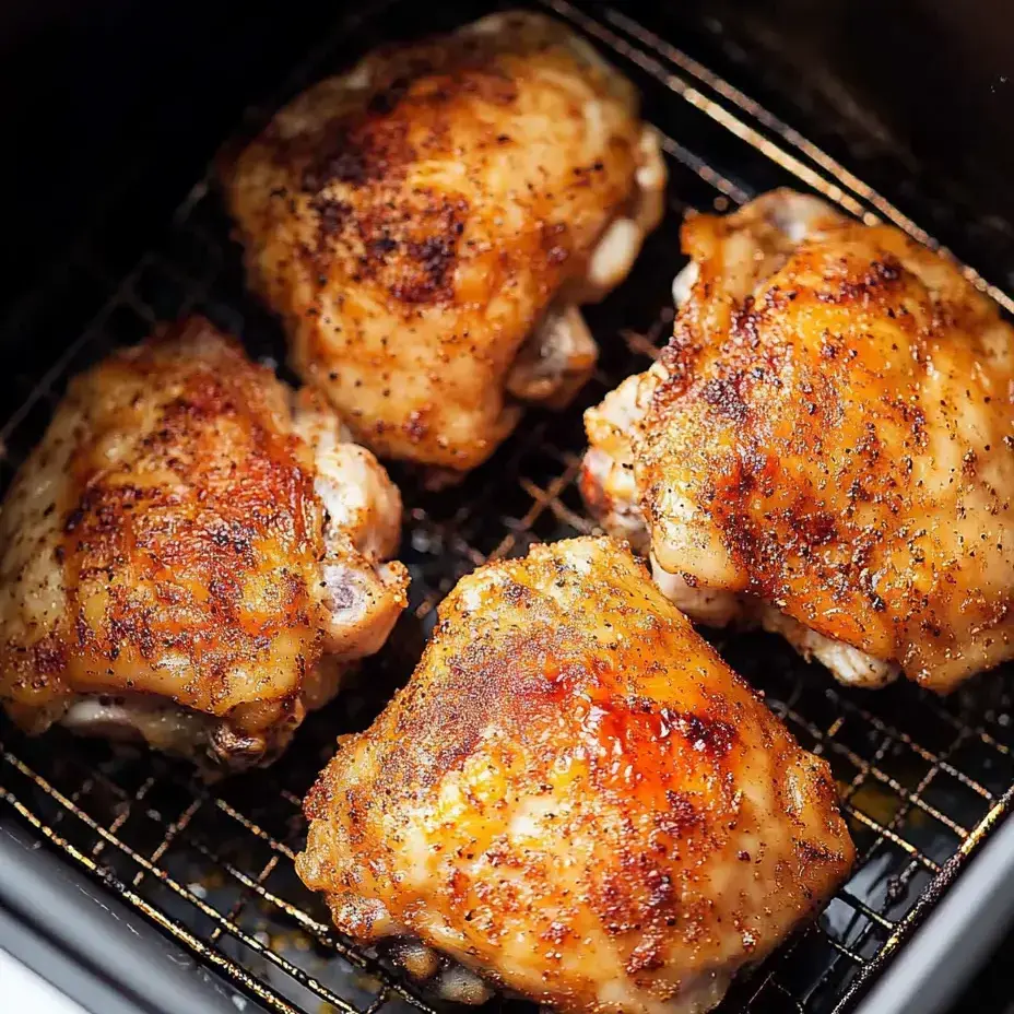 Hähnchen auf einem Grill.