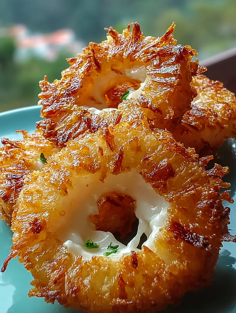 Frittierte Piña Colada Ringe