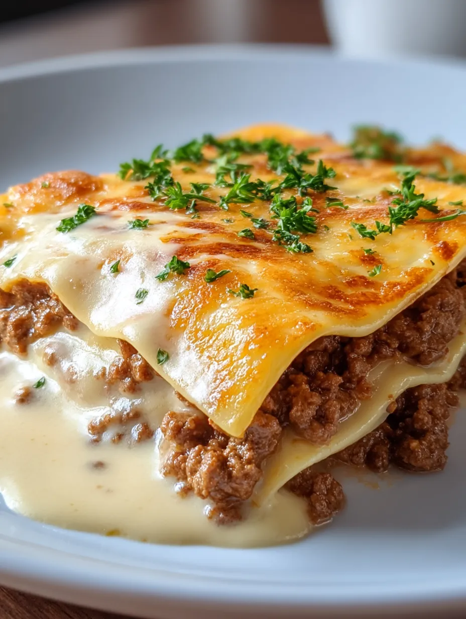 Ein leckerer Teller Essen mit weißer Soße.