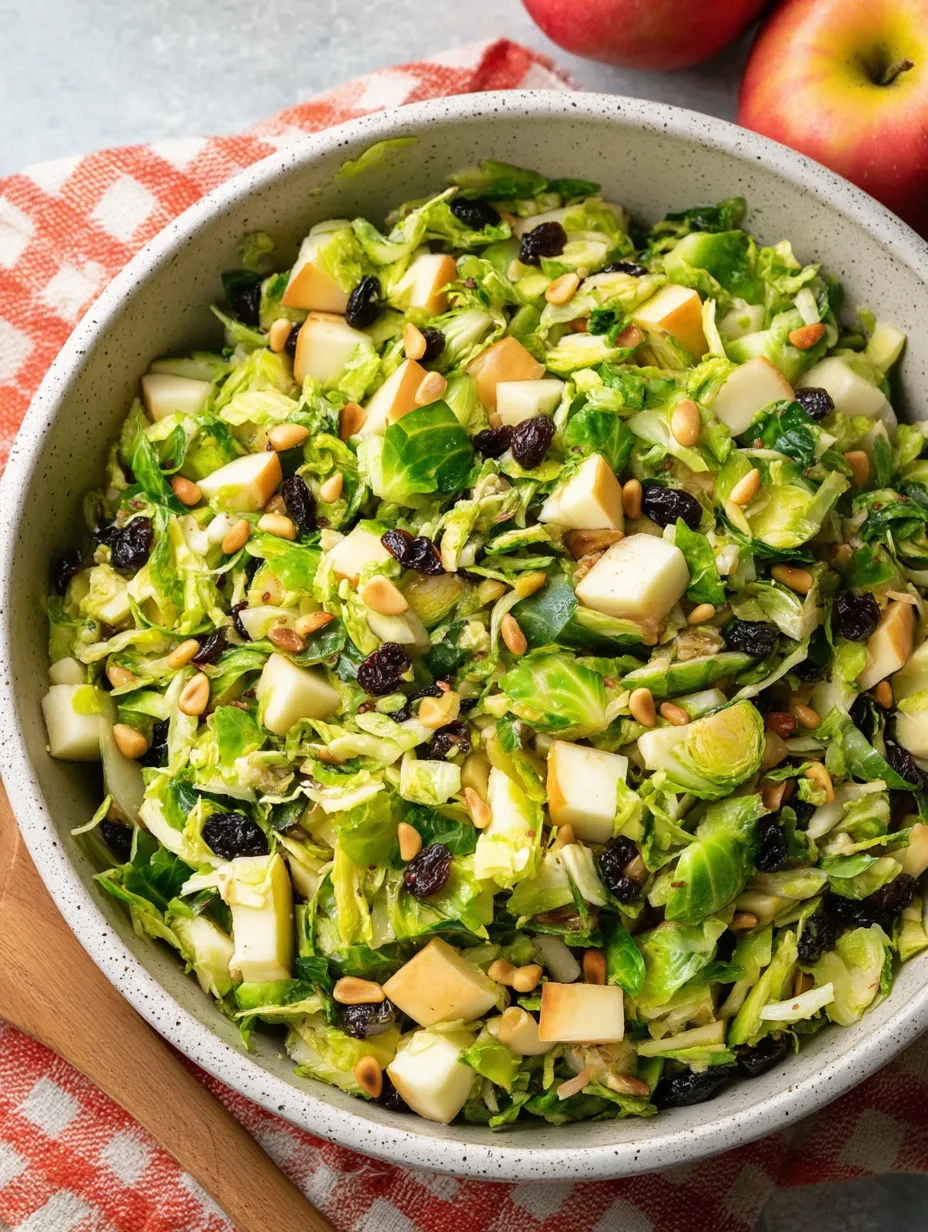 Eine Salatschüssel mit Rosinen, Nüssen und Grünzeug.