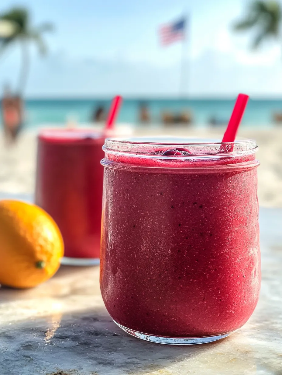 Zwei Gläser Smoothie mit Strohhalm.