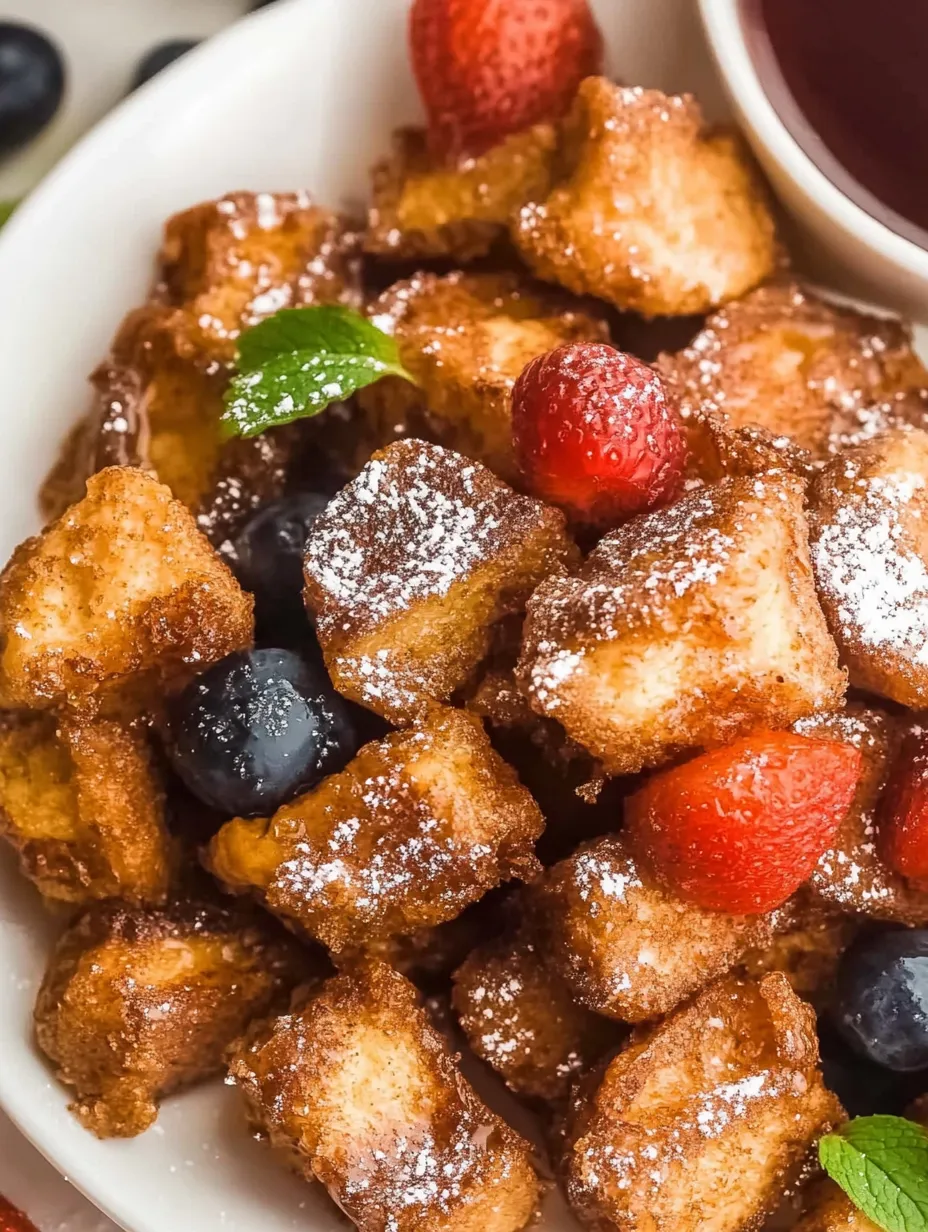 Eine Schale mit Essen, dazu Erdbeeren und Blaubeeren.