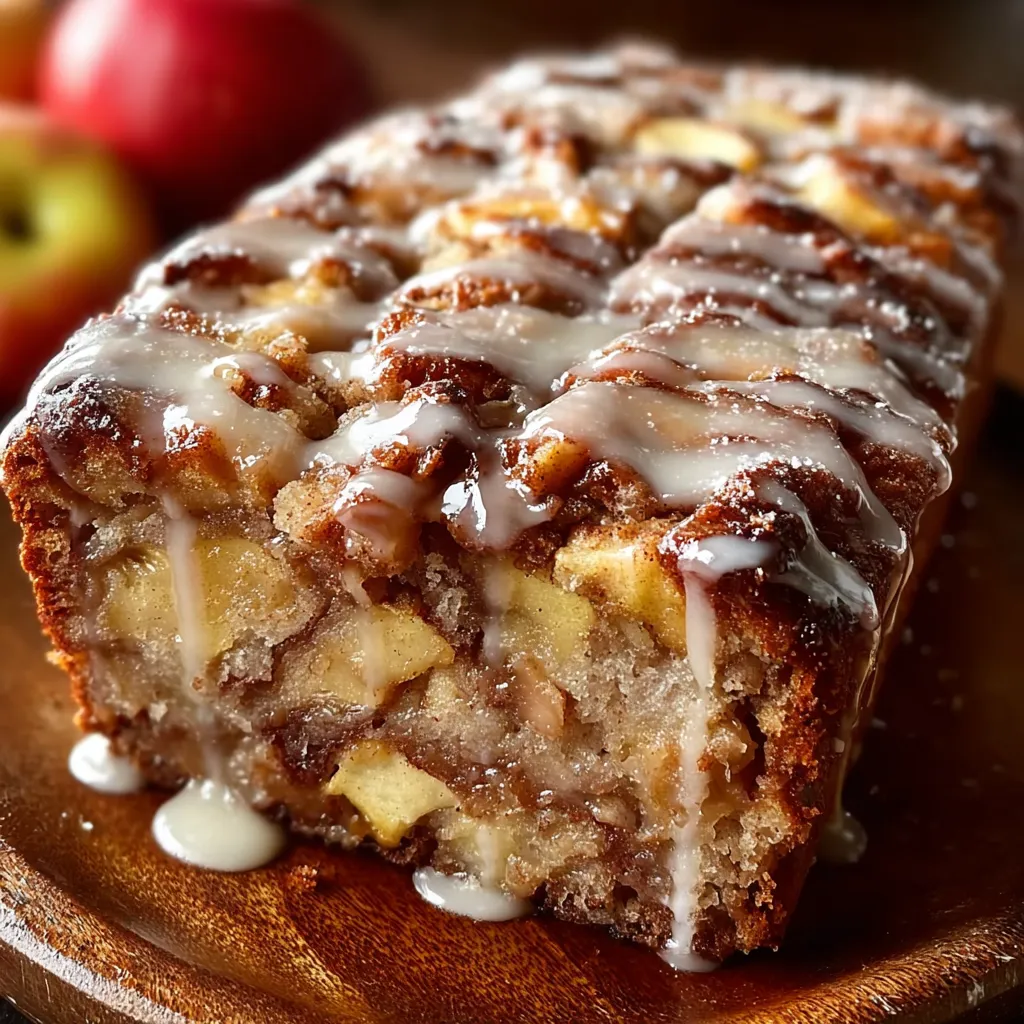 Ein Stück Kuchen mit Zuckerguss auf Holztisch.