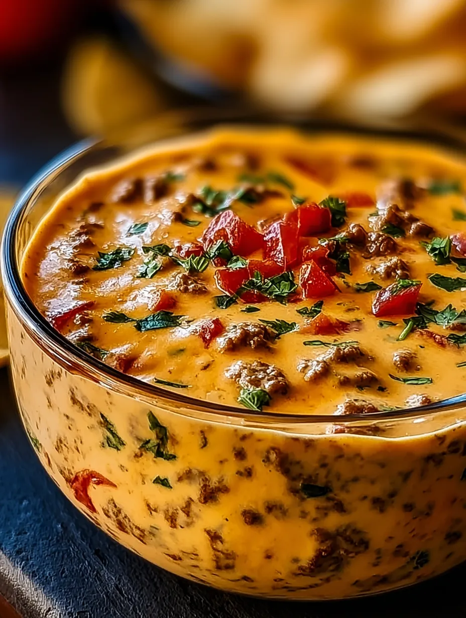 Eine Schüssel Chili mit Tomaten und Fleisch.