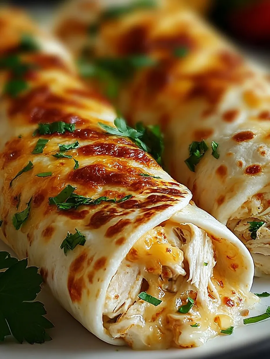 Ein Teller mit Burrito und Hähnchen-Wrap.