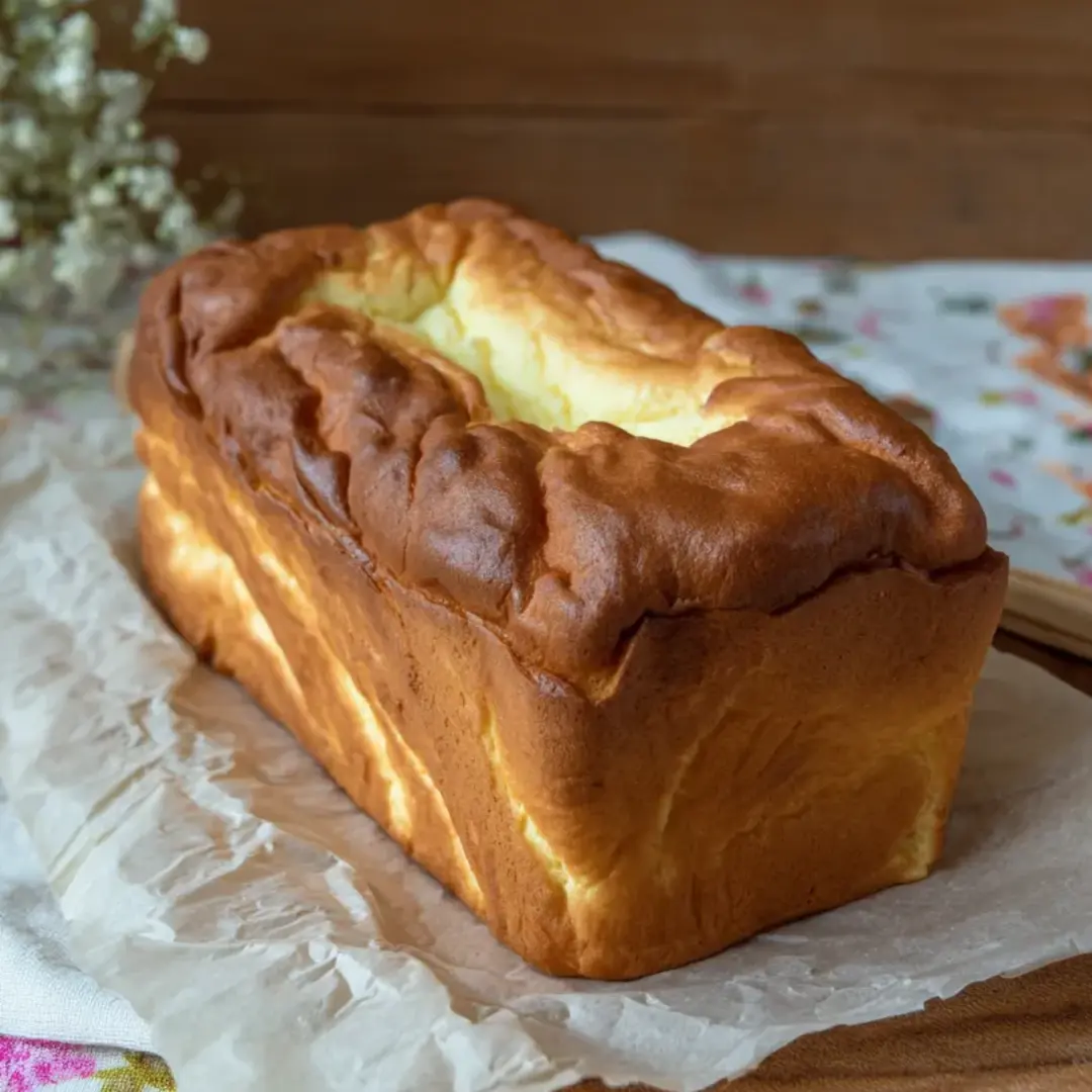 Ein Brotlaib mit Loch in der Mitte.