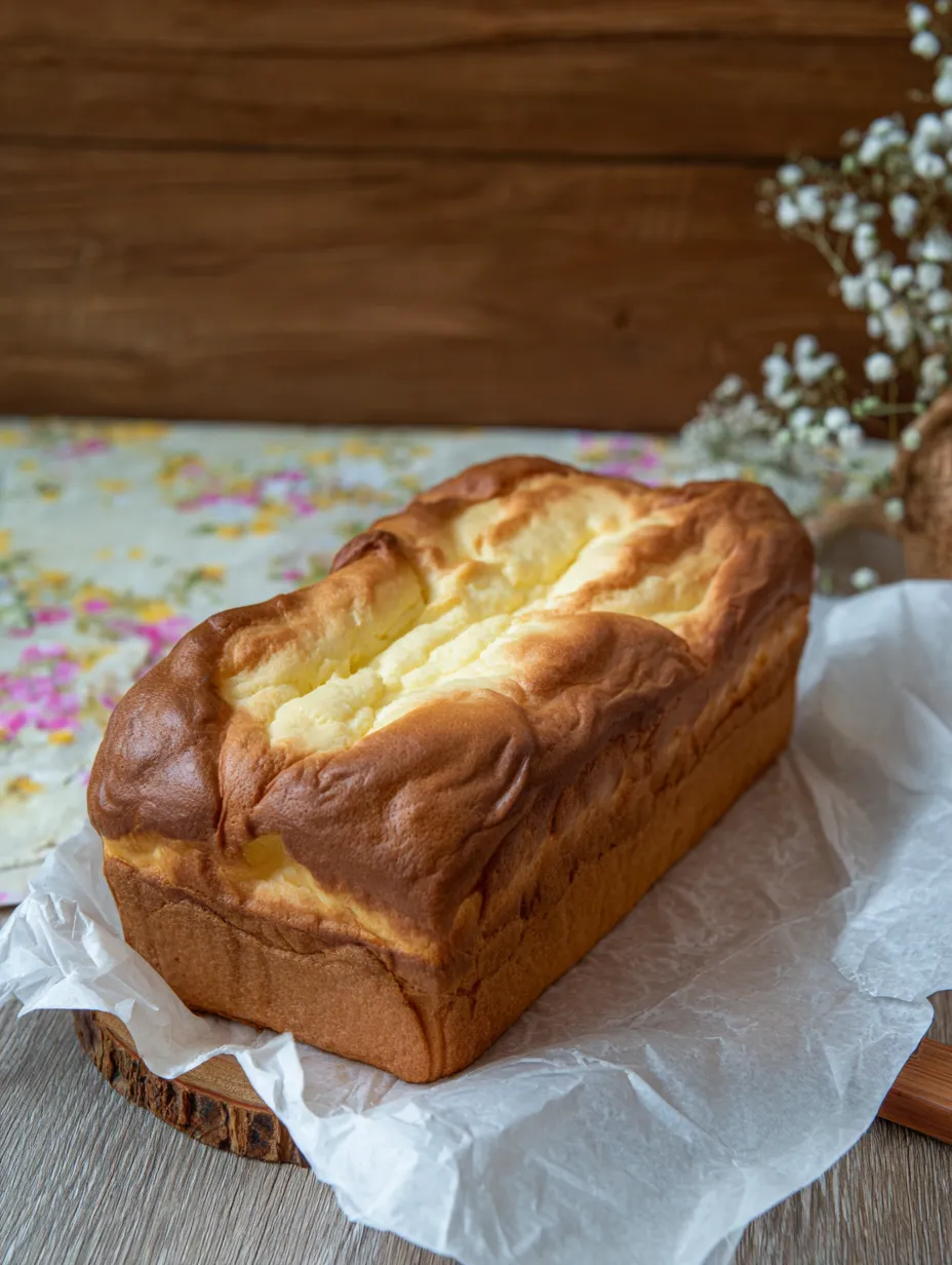 Ein Laib Brot mit einer angeschnittenen Scheibe.