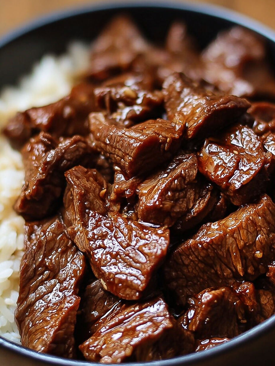 Nahaufnahme von Rindfleisch im Slow Cooker.