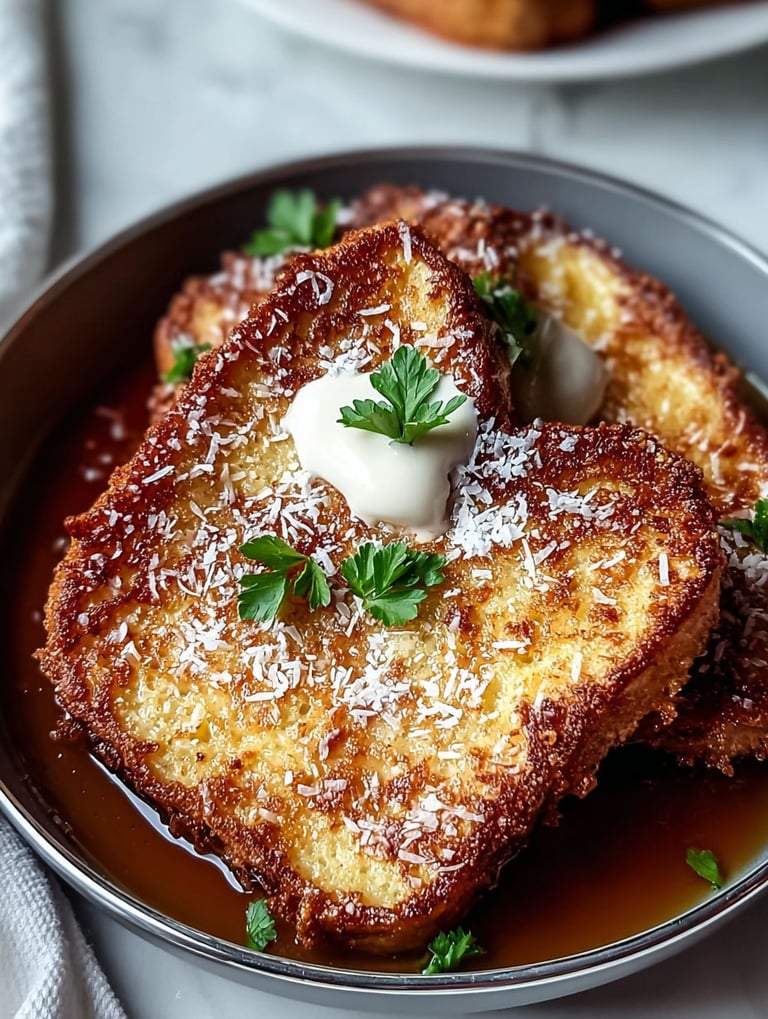 Kokoskrusten French Toast.