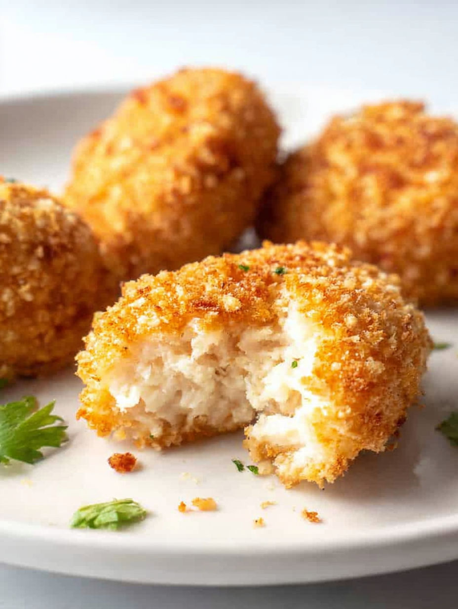 Airfryer Hähnchenstücke mit Ranch-Panade.