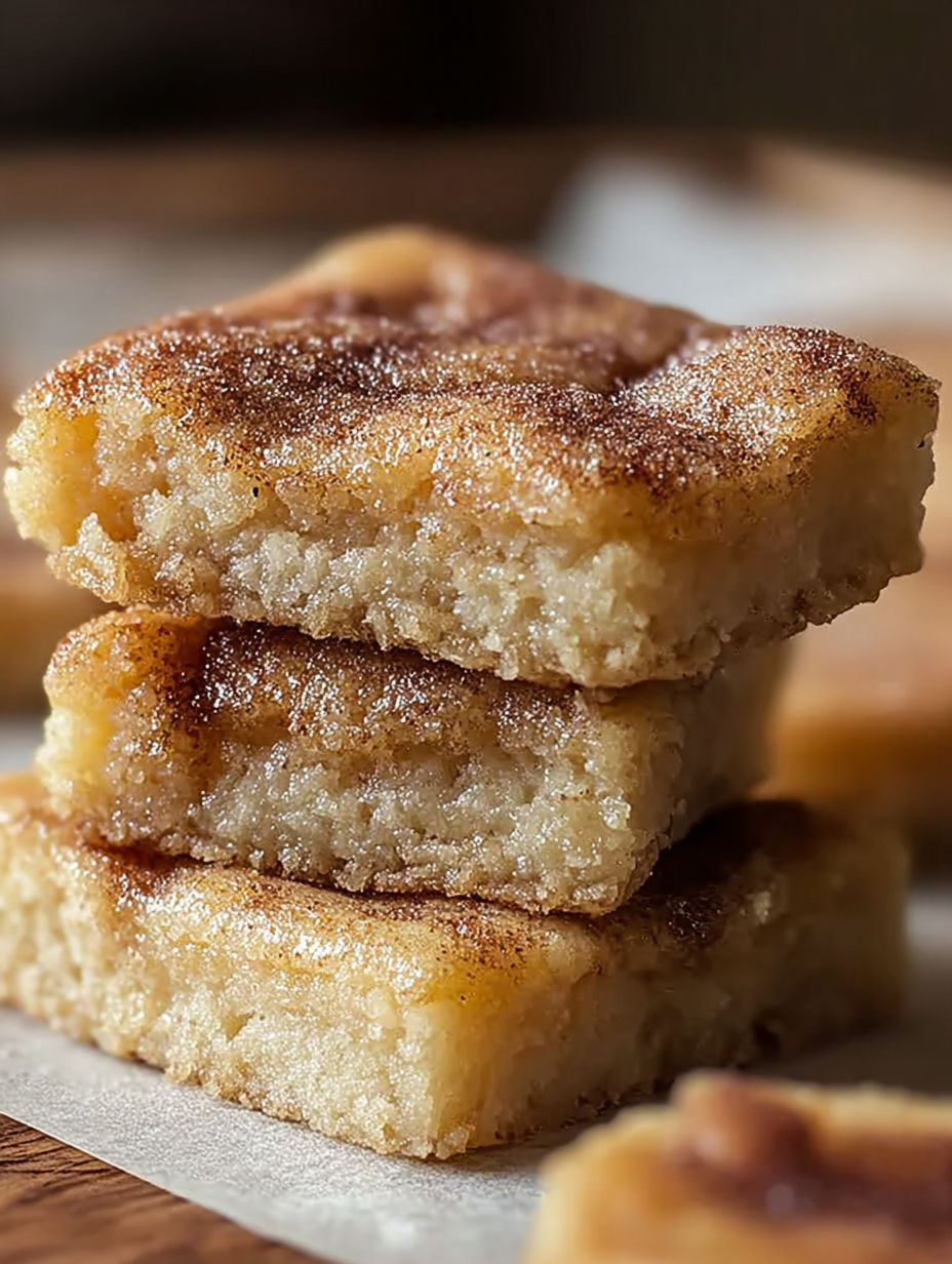 Ein Stapel Honig-Zimt-Desserts.