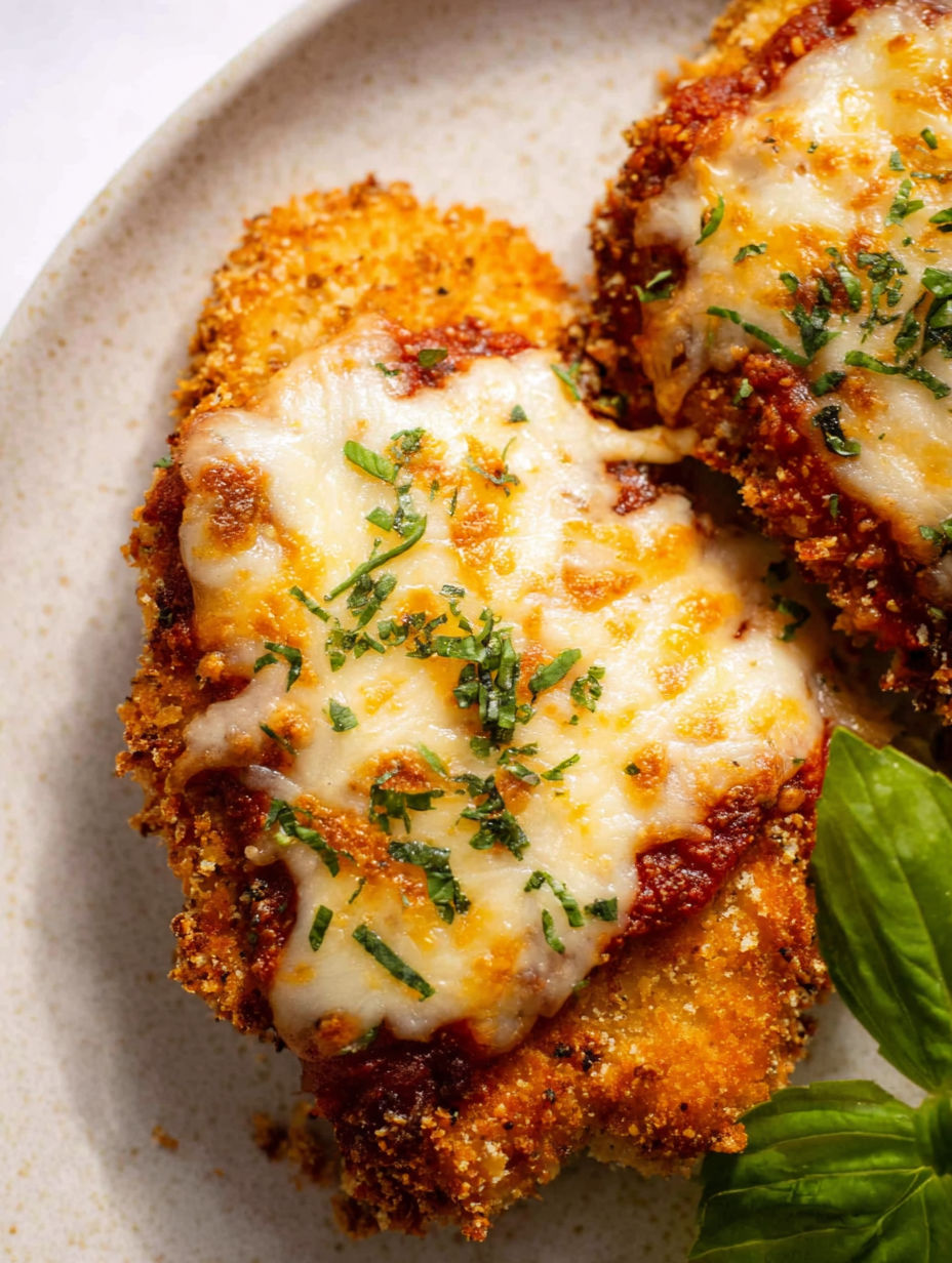 Airfryer Hähnchen mit Parmesan.