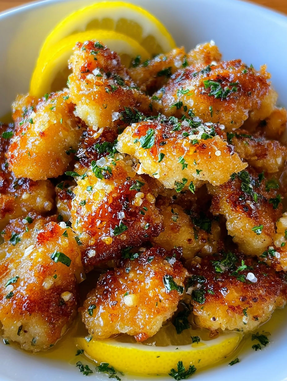 Eine Schale mit Essen und einer Zitronenspalte oben drauf.