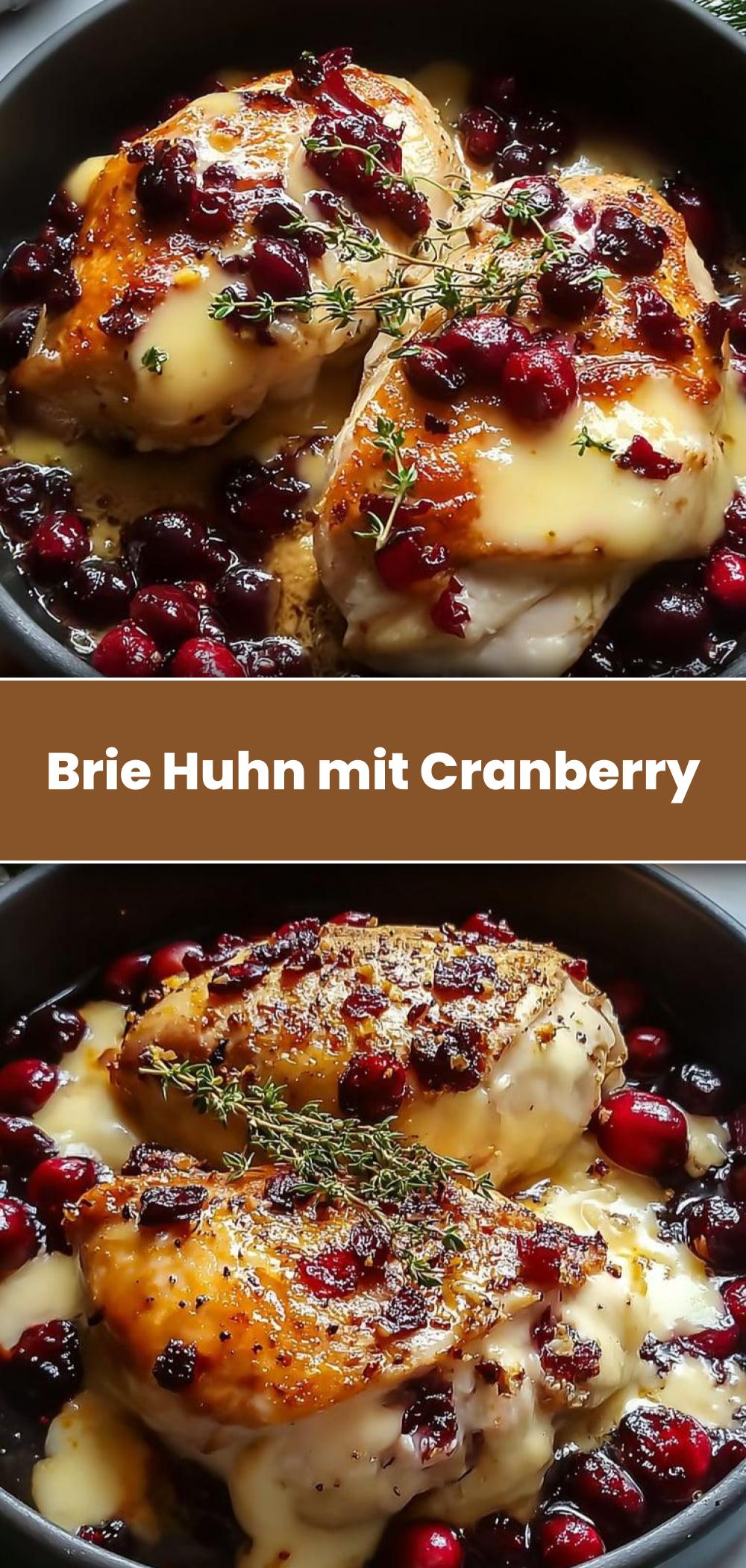 Zarte Hähnchenbrust mit Brie und Cranberry - Feinschmecker Rezepte