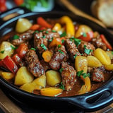 Shish kebab pot from the oven