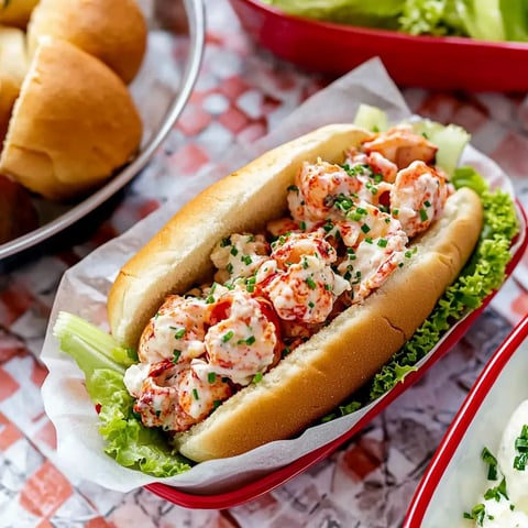 Leckeres Hummer Sandwich