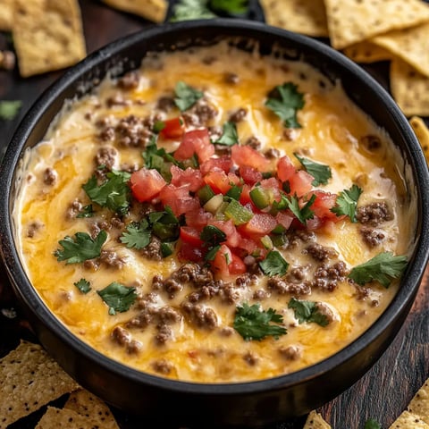 Würziger Cowboy Queso Dip