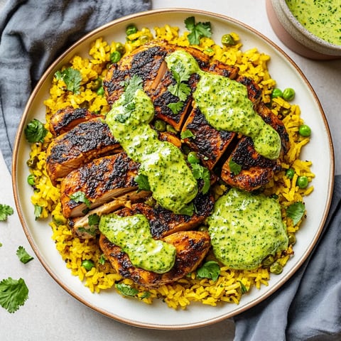 Huhn mit grüner Sauce