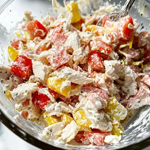 Italienischer Grinder Hähnchensalat