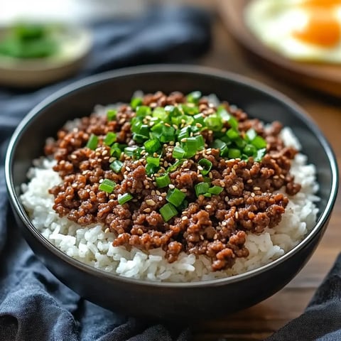 Koreanische Hackfleisch-Schüssel Rezept