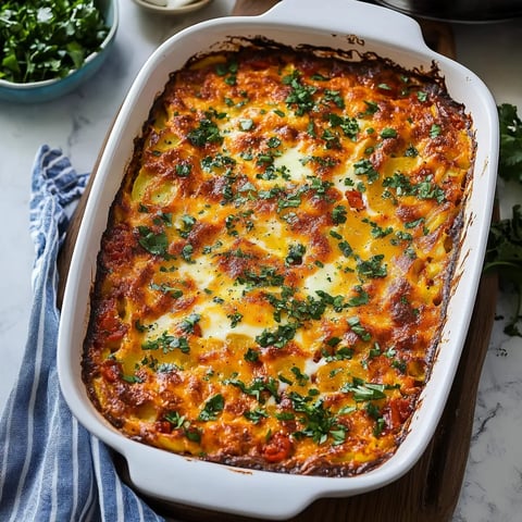 Chorizo-Kartoffel-Ei-Auflauf