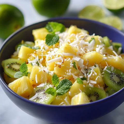 Frischer Kiwi Ananas Mix