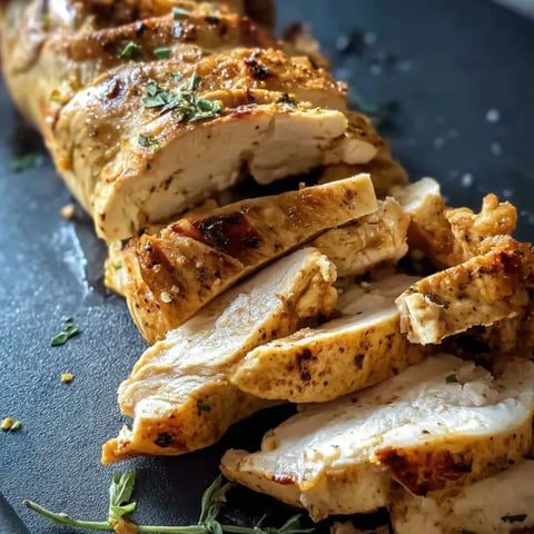 Hähnchen auf einem Teller.