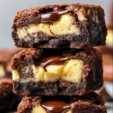 Schokoladen- und Erdnussbutterdessert.