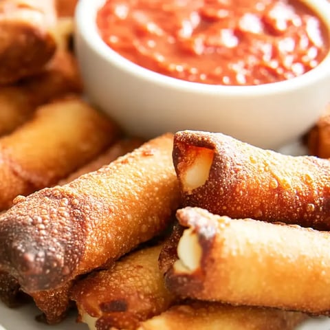 Eine Schüssel mit Pasta in roter Soße.