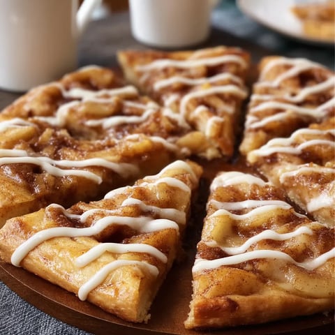 Ein Stück Kuchen mit weißem Guss.