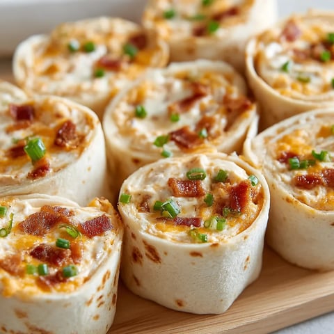 Ein Teller mit Speckbissen.