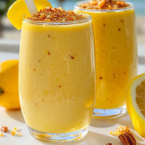 Zwei Gläser Limonade, daneben Zitronenscheiben.